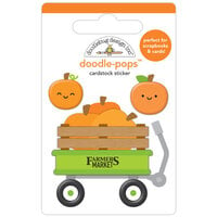Doodlebug Design - Farmer's Market Collection - Stickers - Doodle-Pops - Pumpkin Patch