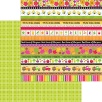 Doodlebug Design - Farmer's Market Collection - 12 x 12 Double Sided Paper - Garden Greens