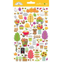 Doodlebug Design - Farmer's Market Collection - Stickers - Puffy Shapes - Icons