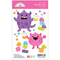 Doodlebug Design - Monster Madness Collection - Halloween - Doodle Cuts - Metal Dies - Sweet Tooth