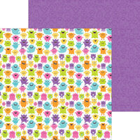 Doodlebug Design - Monster Madness Collection - Halloween - 12 x 12 Double Sided Paper