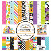 Doodlebug Design - Monster Madness Collection - Halloween - 12 x 12 Paper Pack