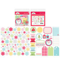 Doodlebug Design - Candy Cane Lane Collection - Christmas - Bits And Pieces - Die Cut Cardstock Pieces