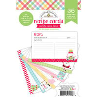Doodlebug Design - Candy Cane Lane Collection - Christmas - Recipe Cards