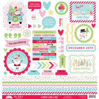 Doodlebug Design - Candy Cane Lane Collection - Christmas - Cardstock Stickers - This And That