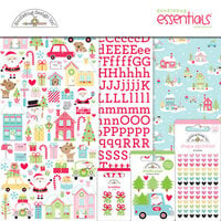 Doodlebug Design - Candy Cane Lane Collection - Christmas - Essentials Kit