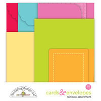 Doodlebug Design - Over The Rainbow Collection - Cards and Envelopes