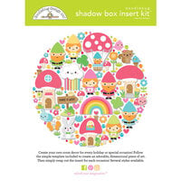 Doodlebug Design - Over The Rainbow Collection - Shadow Box Insert Kit