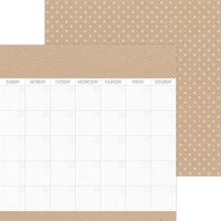 Doodlebug Design - Day To Day Collection - 12 x 12 Double Sided Paper - Kraft