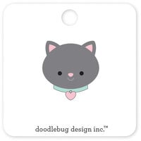 Doodlebug Design - Pretty Kitty Collection - Collectible Pins - Dewey