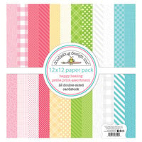 Doodlebug Design - Happy Healing Collection - 12 x 12 Paper Pack - Petite Prints