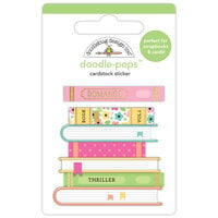 Doodlebug Design - Hello Again Collection - Stickers - Doodle-Pops - Book Club