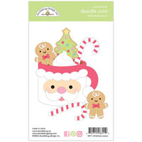 Doodlebug Design - Gingerbread Kisses Collection - Doodle Cuts - Metal Dies - Christmas Cocoa