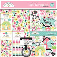 Doodlebug Design - My Happy Place Collection - 8 x 8 Album Kit