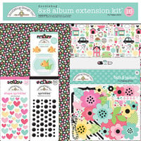 Doodlebug Design - My Happy Place Collection - 8 x 8 Album Kit - Extension