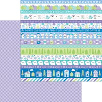 Doodlebug Design - Snow Much Fun Collection - 12 x 12 Double Sided Paper - All Bundled Up