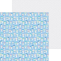 Doodlebug Design - Snow Much Fun Collection - 12 x 12 Double Sided Paper - Frosted Friends