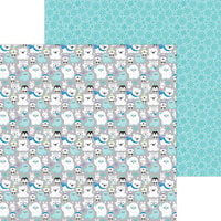 Doodlebug Design - Snow Much Fun Collection - 12 x 12 Double Sided Paper - Snow Happy Together