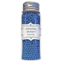 Doodlebug Design - Monochromatic Collection - Shakers - Blue Jean Balls