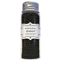 Doodlebug Design - Monochromatic Collection - Shakers - Beetle Black Balls