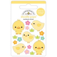 Doodlebug Design - Bunny Hop Collection - Cardstock Stickers - Doodle-Pops - Springtime Peeps