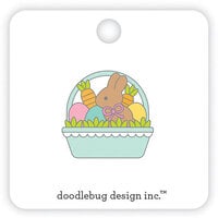 Doodlebug Design - Bunny Hop Collection - Collectible Pins - Easter Basket