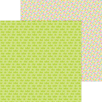 Doodlebug Design - Bunny Hop Collection - 12 x 12 Double Sided Paper - Spring Sprouts
