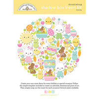 Doodlebug Design - Bunny Hop Collection - Shadow Box Insert Kit