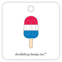 Doodlebug Design - Hometown USA Collection - Collectible Pins - Ice Pop