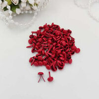 Dress My Craft - Brads - 8.5 mm - Crimson Red