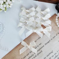 Dress My Craft - Ribbon Bows - Ivory