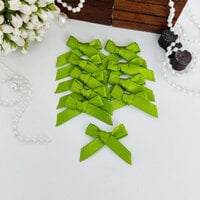 Dress My Craft - Ribbon Bows - Leaf Green