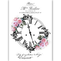 Dress My Craft - Transfer Me - Rose Clock