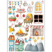 Dress My Craft - Christmas and Jinnie Collection - Transfer Me - Set Two
