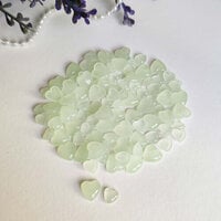 Dress My Craft - Droplets - Pastel Green Heart - Assorted