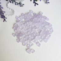 Dress My Craft - Droplets - Pastel Lilac Heart - Assorted