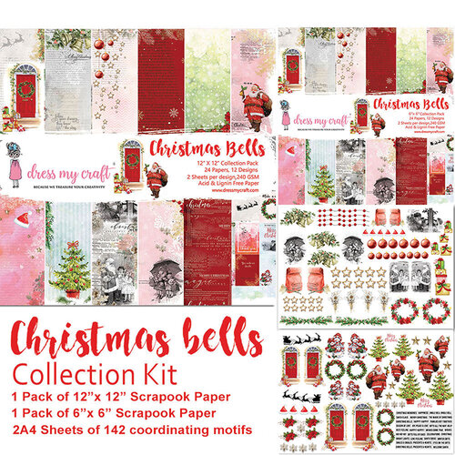 Dress My Craft Christmas Bells Collection Kit