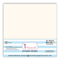 Dress My Craft - 12 x 12 Cardstock - Ivory - 10 Pack - Extra Smooth