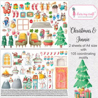 Dress My Craft - Christmas and Jinnie Collection - Motif Sheets