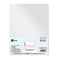 Dress My Craft - Acetate Sheets - Clear - A4 - 0.1 mm Thick - 10 Pack