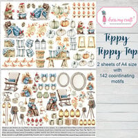 Dress My Craft - Tippy Tippy Tap Collection - Motif Sheets