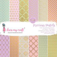 Dress My Craft - 6 x 6 Paper Pad - Precious Pastels