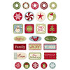 Deja Views - C-Thru - Little Yellow Bicycle - Christmas Delight Collection - Epoxy Stickers, CLEARANCE