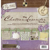 Die Cuts with a View - The Chateau Lavender Collection - Glitter Paper Stack - 12 x 12