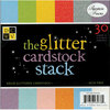 Die Cuts With A View - Glitter Cardstock Stack - 12x12