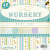 Die Cuts With A View - Nana's Nursery Baby Boy Collection - Glitter Paper Stack - 8x8, CLEARANCE