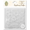 Epiphany Crafts - Button Studio - Self Adhesive Buttons - Round 14