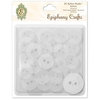 Epiphany Crafts - Button Studio - Self Adhesive Buttons - Round 20