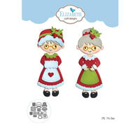 Elizabeth Craft Designs - Cozy and Warm Collection - Christmas - Dies - Mrs. Claus