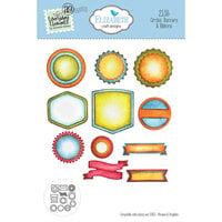 Elizabeth Craft Designs - This Lovely Life Collection - Dies - Circles Banners and Ribbons